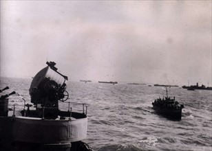 World War II Invasion of France D-Day - Operation Overlord
Part of the invasion fleet laying off