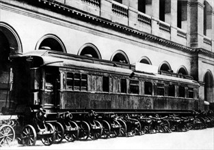 The Great War, ( First World War, WW1, World War One ).
The railway coach where the Armistice was