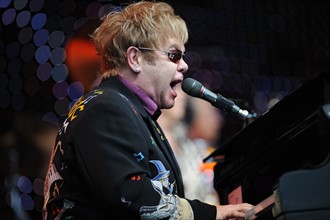 Picture Shows:  Sir Elton John performing  at Magic Summer Live.  Held at Hatfield House,