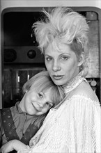 Angie Bowie et son fils Zowie