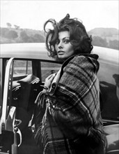 Italian actress Sophia Loren pictured arriving at Crumlin yesterday where she filmed scences for