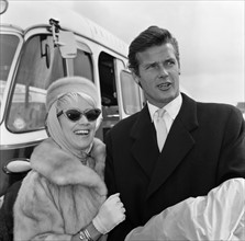 Roger Moore and Dorothy Squires