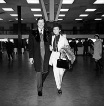 Roger Moore et sa femme Luisa
