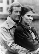 Roger Moore and Maud Adams