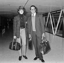 Roger Moore et sa fille Deborah