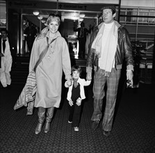 Roger Moore, sa femme Luisa et son fils Christian
