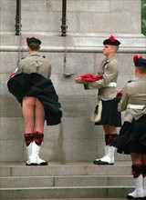 Black Watch soldier mounting a rear guard in Hong Kong