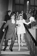 Tate and Polanski wedding 1968