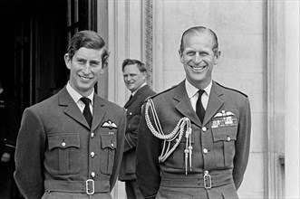 Le Prince Charles et le Prince Philip