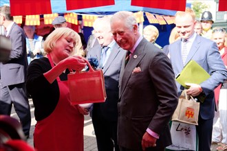 Prince Charles visits Hexham Abby