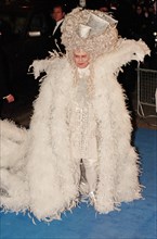 Elton John arriving at his 50th birthday party at Hammersmith Palais. 6th April 1997.