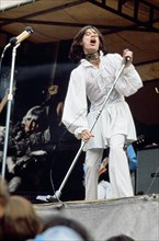 Mick Jagger en concert à Hyde Park à Londres