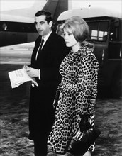 Roger Vadim et Catherine Deneuve, 1963