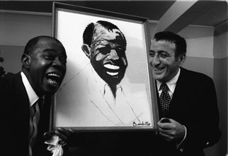 Tony Bennett et Louis Armstrong