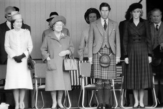 Royalty at the Braemar for the Highland games