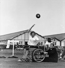 Paralympic Athletes training at Stoke Mandeville