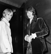 Marianne Faithfull et Mick Jagger