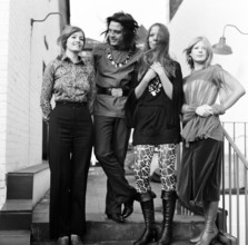 Christine Keeler, David Bailey, Penelope Tree and Marianne Faithfull