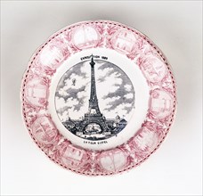 1889 Universal Exhibition plate