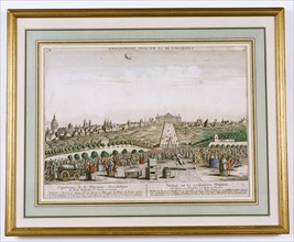 Aerostatic experiment of the Montgolfier brothers in Annonay, Vivarais