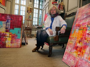 Lille, atelier-galerie de l'artiste Elizabeth Bernard