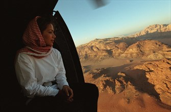 Portrait de la princesse Haya de Jordanie, avril 2004