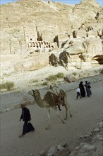 Le Tombeau des Obélisques à Petra en Jordanie