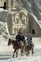 Le Tombeau des Obélisques à Petra en Jordanie