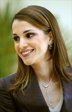 Portrait de la Reine Rania de Jordanie, novembre 2002