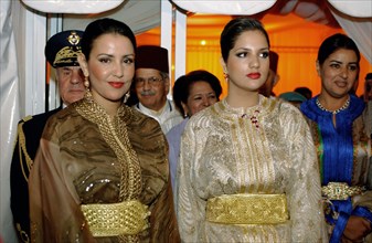 La Princesse Lalla Meryem et sa fille, novembre 2002