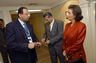 Suzanne Moubarak, novembre 2002