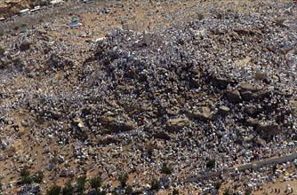 Pèlerins sur le Mont Arafat, février 2003