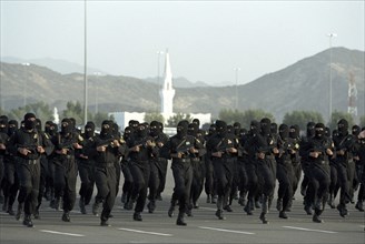 Entraînement des forces spéciales saoudiennes, février 2003