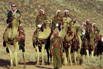 Le Roi Abdallah II de Jordanie, avril 2001