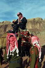 Le Roi Abdallah II de Jordanie, avril 2001