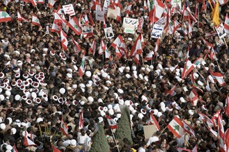 Manifestation pro-syrienne à Beyrouth, mars 2005