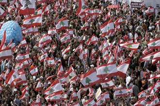 The largest Anti-Syrian demonstration in Beirut