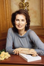 Dayle Haddon at the Plaza Athénée of Paris