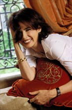 Dayle Haddon at the Plaza Athénée of Paris