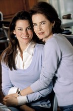 Dayle Haddon and her daughter Ryan in Paris