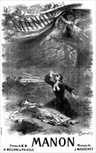 Affiche de Manon, de J. Massenet