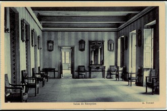 Maison de Napoléon 1er à Ajaccio. Salon de réception.