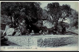 Ajaccio. La grotte de Napoléon 1er.