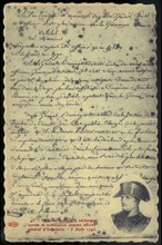 Note de Bonaparte réclamant sa nomination comme officier général d'Infanterie