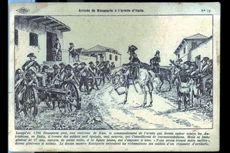 Arrival of Napoleon Bonaparte in the Army of Italy.