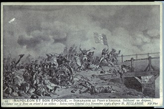 Napoléon Bonaparte au Pont d'Arcole.