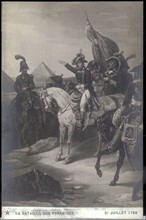Napoléon Bonaparte : la bataille des Pyramides.