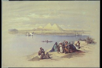 Egyptians on the Edge of the Nile.