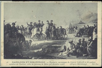 Napoléon Bonaparte visite les fontaines de Moïse.