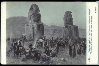Une visite aux colosses du Memnon.